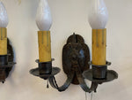 Hammered 'Fleur de Lis' Sconce Pair (LT-396)