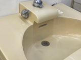 Crane 'Neuvogue' Pedestal Sink, India Ivory (SINK-23)