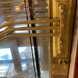 Art Deco Brass-Clad Entry Door Pair,  (XD-42)
