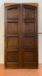 4-Panel "Arched" Mahogany Pocket Door Pair (PD-23)