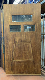 3-Light/ 1-Panel Oak Entry Door (ED-166)
