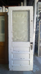 1-Light/ 3-Panel Etched-Glass Door w/ Drip Ledge (BD- 153)