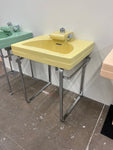 Crane 'Neuvogue' Console Sink, Citrus Yellow (SINK-23.C)
