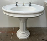 Monument Pottery Co. 'The Majestic' 1906 Pedestal Sink (SK-54)