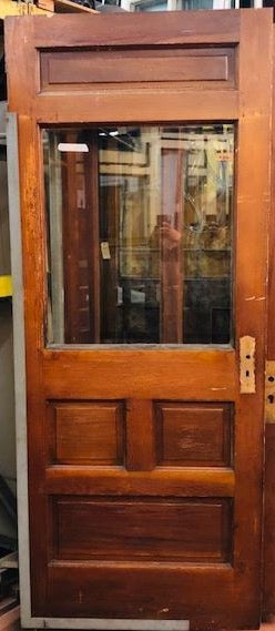 1 Light Entry Door w/Beveled Glass & Drip Ledge (ED-311)