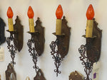 A pair of single candle sconces [LT-50]