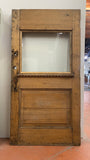 1-Light/ 1-Panel Oak Entry Door w/ Detailing (ED-185)