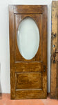1-Light/ 1-Panel Oval-Glass Entry Door w/ Detailing (ED-187)