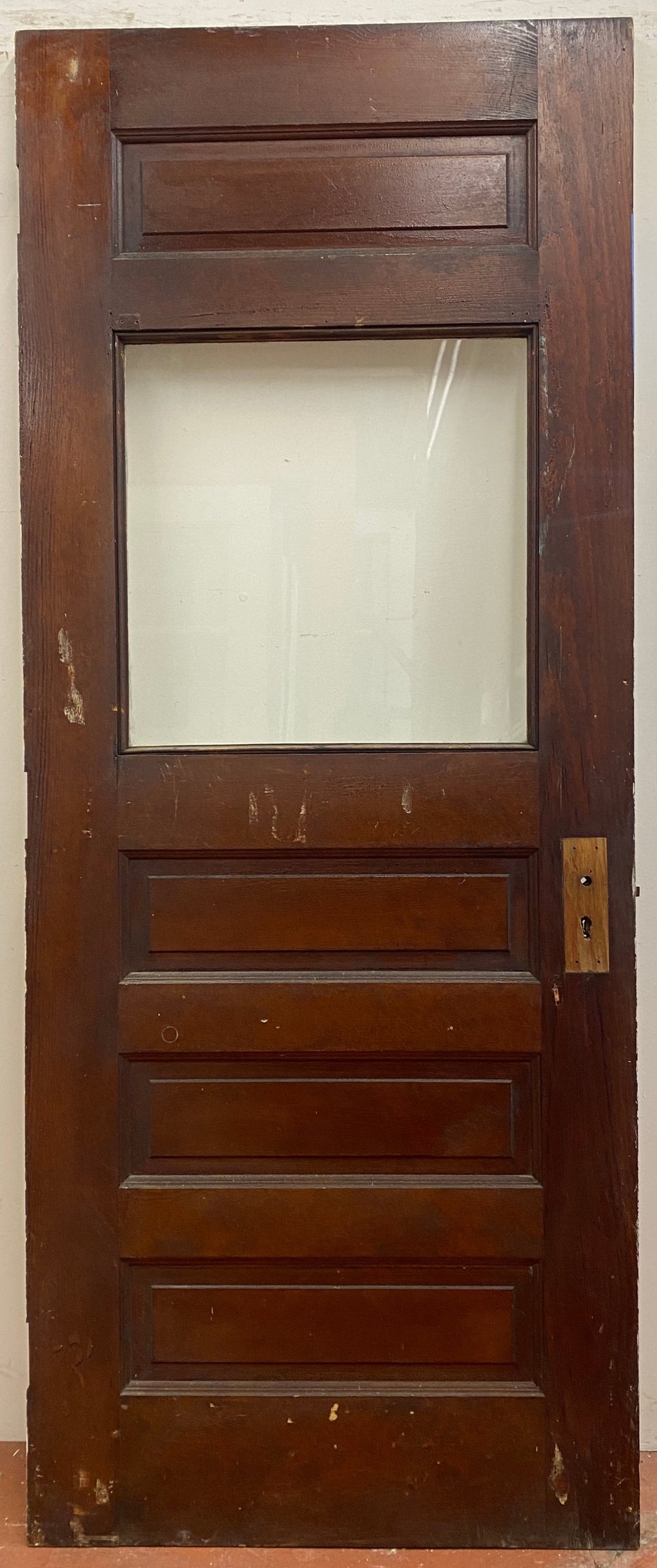 1Light/ 4Panel Back Door (BD179) Pasadena Architectural Salvage