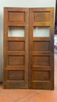 1-Light/ 4-Panel French Door Pair (FDP-129)