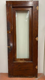 1 Light Beveled Glass Entry Door w/ Detailing (ED-105)
