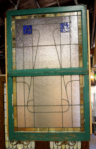 Double-Hung Stained Glass Window [Z-PR450]